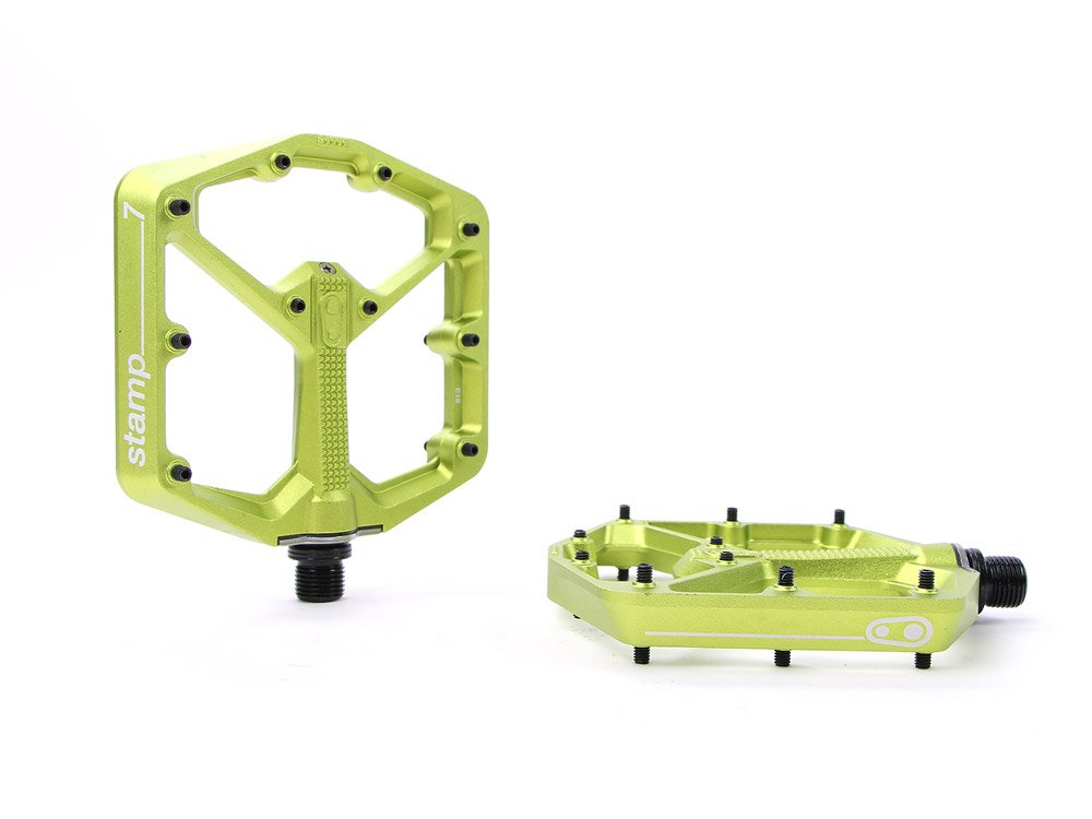 Crankbrothers Stamp 7 Pedale Large green