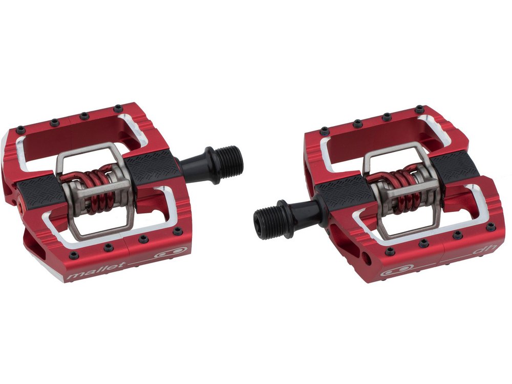 Crankbrother Mallet DH Race Pedal Red
